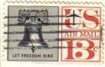 Sellos de America - Estados Unidos -  USA 1961 Scott C62 Sello Campanas de Libertad Michel 782 usado Estados Unidos Etats Unis
