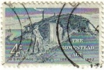 Stamps United States -  USA 1962 Scott 1198 Sello Hormestead Act Century Sod Hut And Setters usado