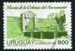 Sellos de America - Uruguay -  Puerta de la Colonia del Sacramento