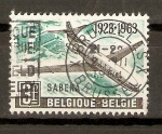 Stamps : Europe : Belgium :  CARAVELLE  SOBRE  BRUSELAS