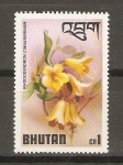 Sellos de Asia - Bhut�n -  FLORES