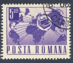 Stamps Romania -  conexion mundial