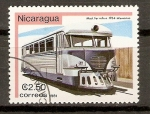 Sellos del Mundo : America : Nicaragua : MODELO  FERROBUS  1954