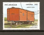 Stamps Nicaragua -  VAGÓN  DE  CARGA