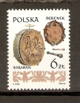 Stamps : Europe : Poland :  INSTRUMENTOS  MUSICALES
