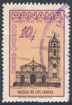 Stamps : America : Panama :  Libertad de cultos  Iglesia de los Santos