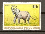 Sellos del Mundo : Africa : Guinea : ELEFANTE