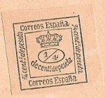 Stamps : Europe : Spain :  Corona Real