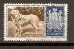 Stamps : Europe : San_Marino :  PERRO  OVEJERO