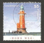 Stamps Germany -  faro de hohe weg