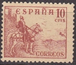 Stamps Spain -  ESPAÑA 1940 917 Sello Nuevo Rodrigo Diaz de Vivar. El Cid 10c