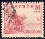 Sellos de Europa - Espa�a -  ESPAÑA 1940 917 Sello Rodrigo Diaz de Vivar. El Cid 10c Usado
