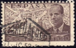 Stamps Spain -  ESPAÑA 1941 943 Sello º Juan de la Cierva y Autogiro 50c