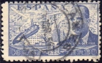 Stamps Spain -  ESPAÑA 1941 944 Sello º Juan de la Cierva y Autogiro 1p
