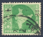 Stamps India -  mapa de India