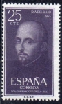 Stamps Spain -  ESPAÑA 1955 1166 Sello Nuevo Centenario Muerte San Ignacio de Loyola 25c