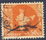Stamps India -  mapa de India