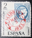 Stamps Spain -  Dia Mundial del Sello 1973