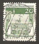 Stamps Germany -  392 - monasterio de lorsch en hessen