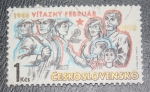 Stamps : Europe : Czechoslovakia :  Vitazny februar