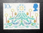 Stamps : Europe : United_Kingdom :  Arbol de Navidad