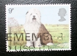 Stamps United Kingdom -  Old English Sheepdog