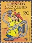 Stamps America - Grenada -  GRENADA GRENADINES 1979 Scott 352 Sello Nuevos Disney Año del Niño Goofy Bombero 2c