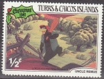 Stamps America - Turks and Caicos Islands -  TURKS & CAICOS ISLANDS 1981 497 Sello Nuevo Disney Tio Remus 1/2c