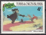 Stamps America - Turks and Caicos Islands -  TURKS & CAICOS ISLANDS 1980 501 Sello Nuevo Disney Tio Remus 4c
