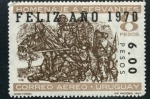 Stamps : America : Uruguay :  Homenaje a Cervantes