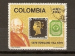Stamps Colombia -  SIR  ROWLAND  HILL