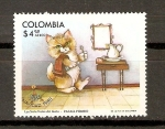 Stamps : America : Colombia :  GATO