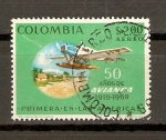 Stamps : America : Colombia :  JUNKERS  F-13