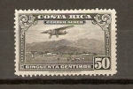 Sellos de America - Costa Rica -  AEROPLANO