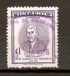 Stamps Costa Rica -  PROFESOR  ALBERTO  M.  BRENES  MORA