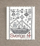 Stamps Sweden -  Tejido