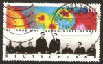 Stamps Germany -  50 anivº de la sociedad max planck