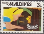 Sellos del Mundo : Asia : Maldives : MALDIVES 1980 Scott 889 Sello Nuevo Escenas de Alicia en el Pais de las Maravillas 3L