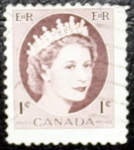 Stamps : America : Canada :  Reina de Canada