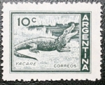 Stamps : America : Argentina :  Yacaré