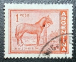 Stamps Argentina -  Caballo Criollo