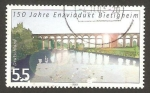 Stamps Germany -  150 anivº del viaducto de bietigheim sobre el enz