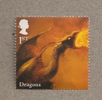 Stamps United Kingdom -  Criaturas míticas