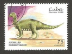 Sellos del Mundo : America : Cuba : animal prehistórico, mussaurus