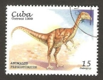 Stamps Cuba -  animal prehistórico, saltopus