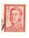 Sellos de America - Argentina -  General Jose de San Martín