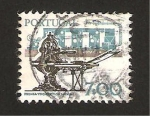 Stamps : Europe : Portugal :  prensa tipográfica manual