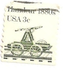 Sellos de America - Estados Unidos -  Handear 1880s USA