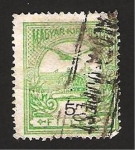 Stamps Hungary -  corona de san etienne y pájaro turul