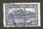 Stamps Hungary -  palacio real, budapes